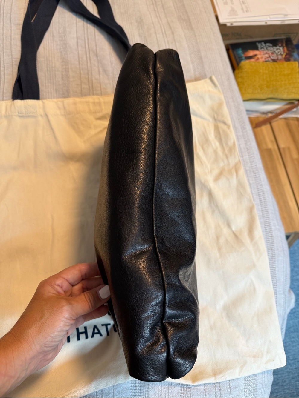 Parker Thatch: Mochi - Heritage “Broken-In” Leather Black EUC - Picture 4 of 13